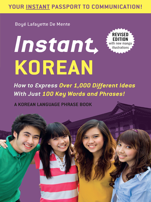 Title details for Instant Korean by Boye Lafayette De Mente - Wait list
